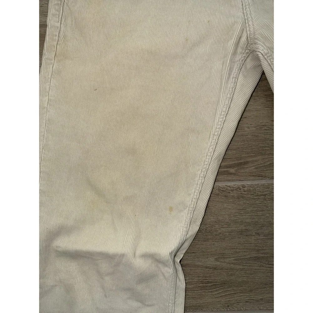 White Banana Republic Straight Fit Pima Cotton W33 L34 Front Stains/Priced Low!‎